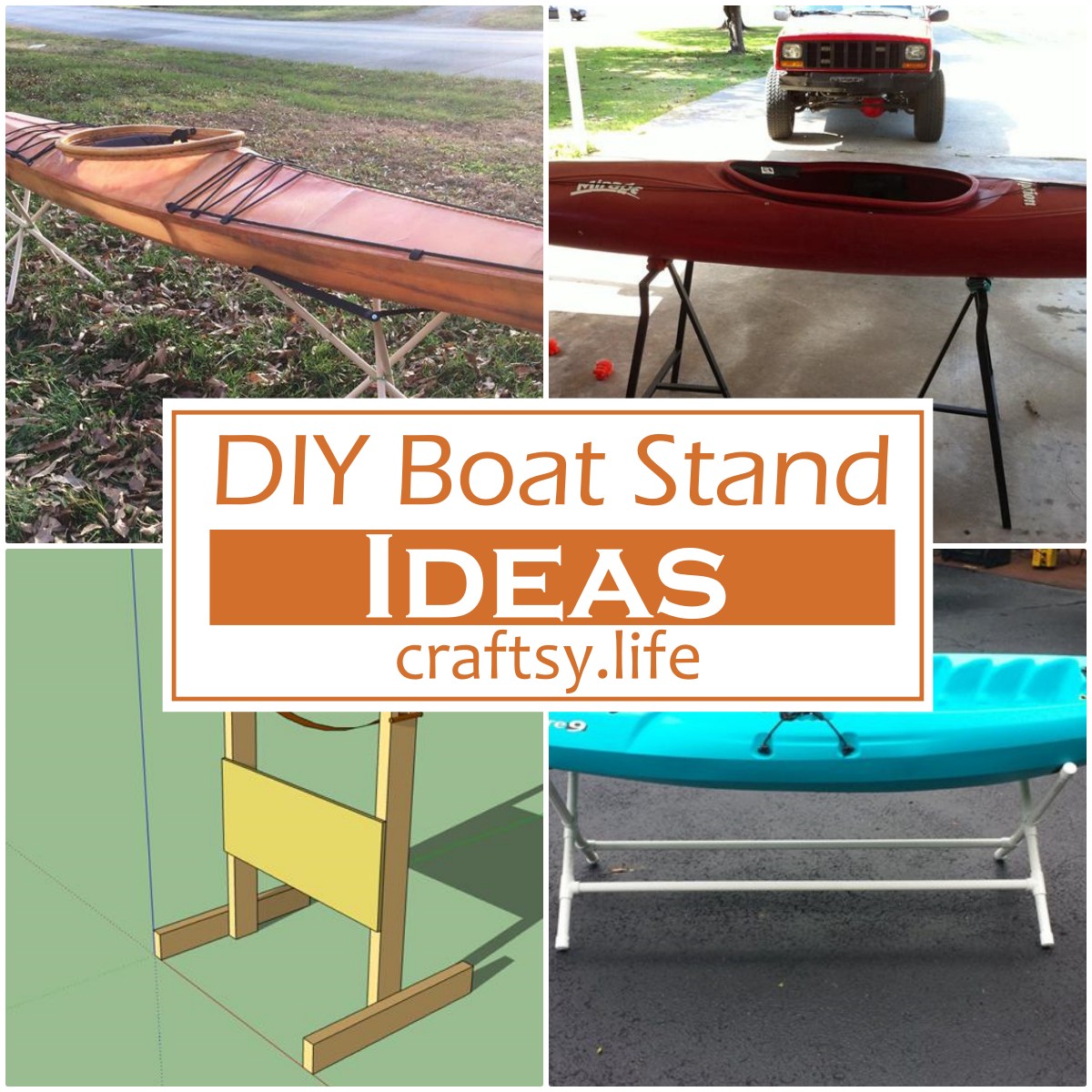 DIY Boat Stand Ideas