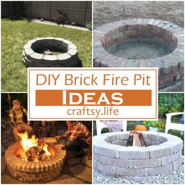 DIY Brick Fire Pit Ideas 1