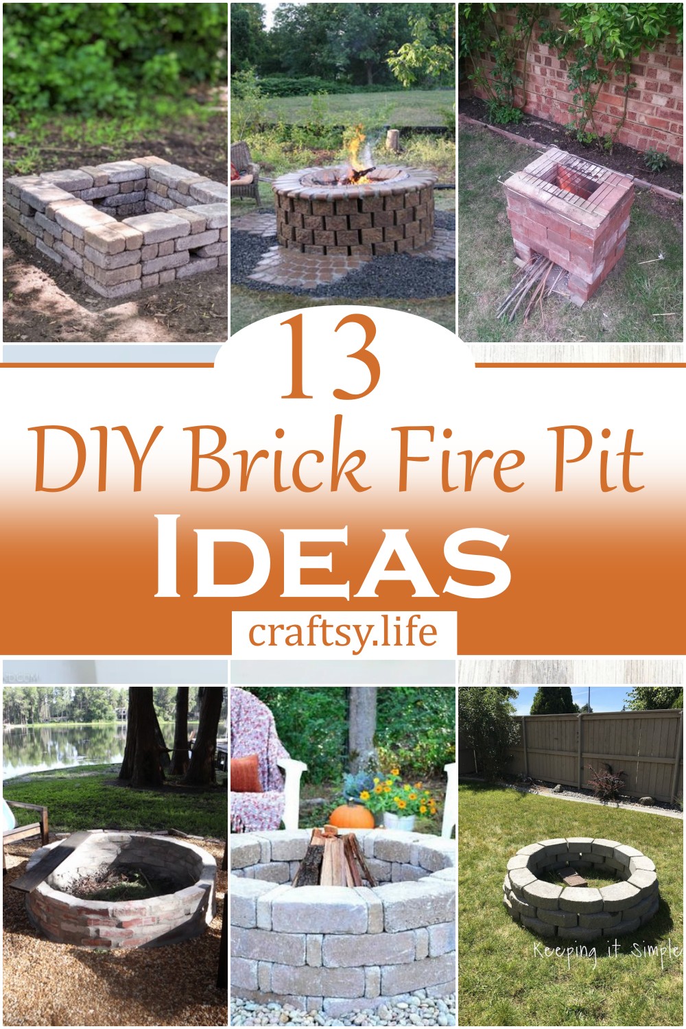 DIY Brick Fire Pit Ideas