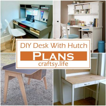 DIY Desk With Hutch Plans 1