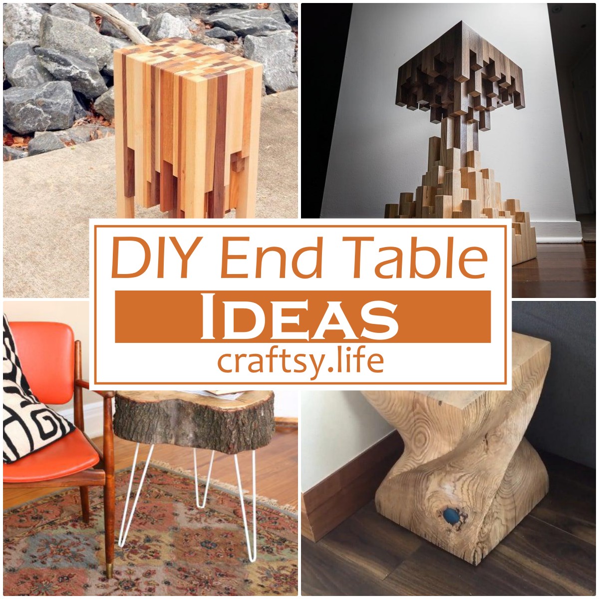 DIY End Table Ideas