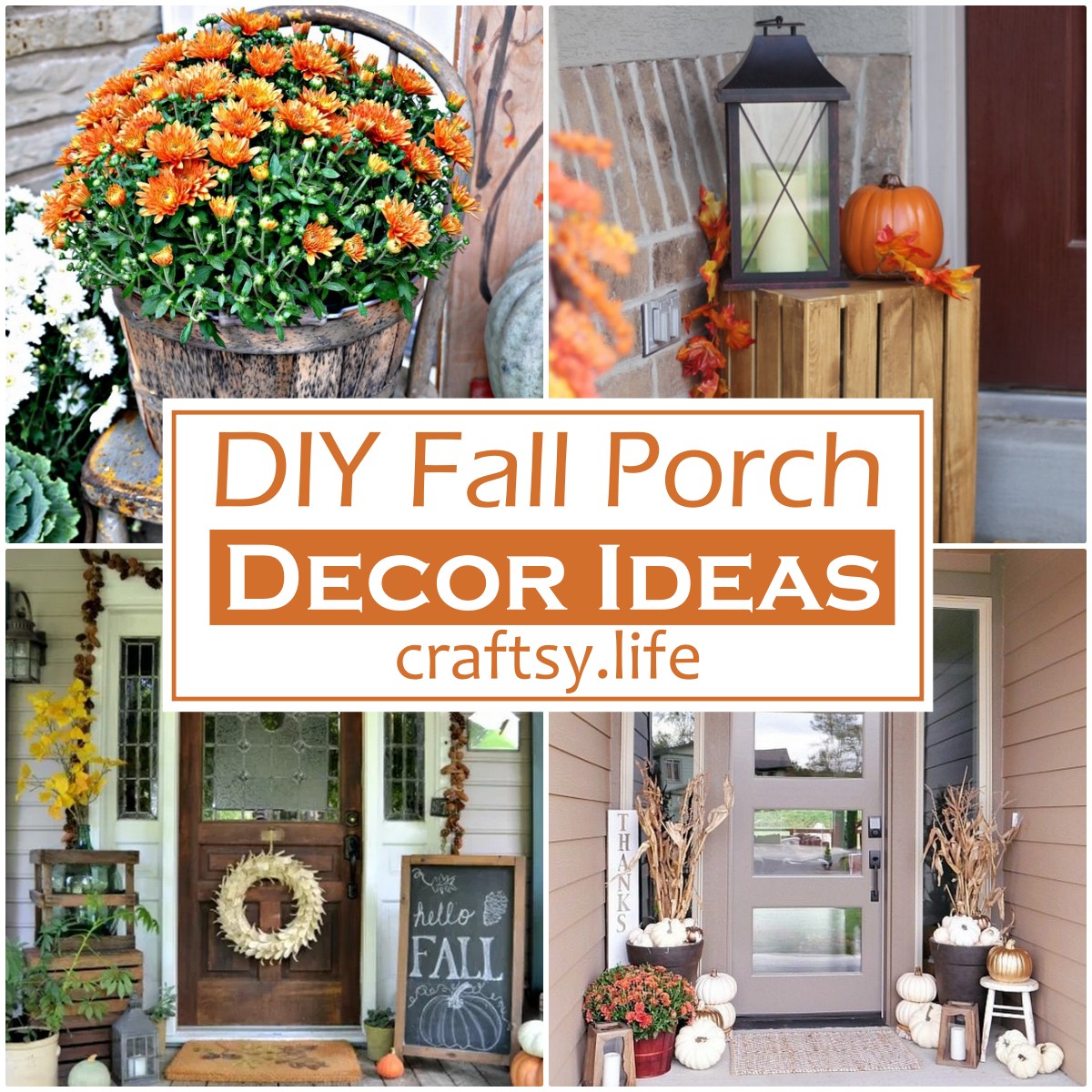 DIY Fall Porch Decor Ideas