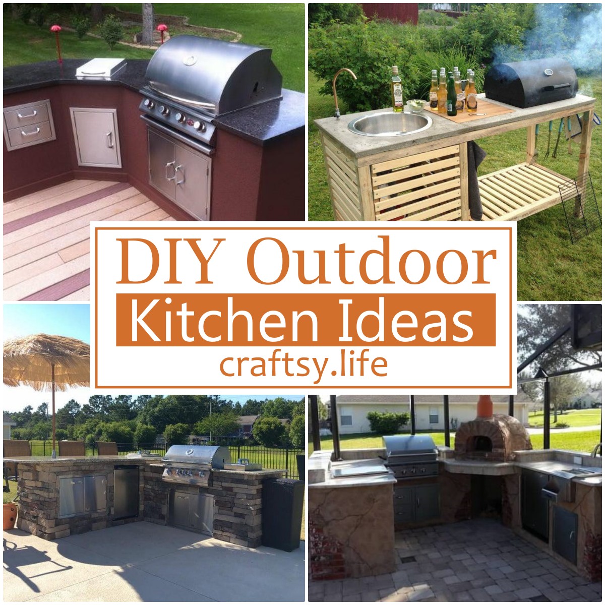 DIY Outdoor Kitchen Ideas