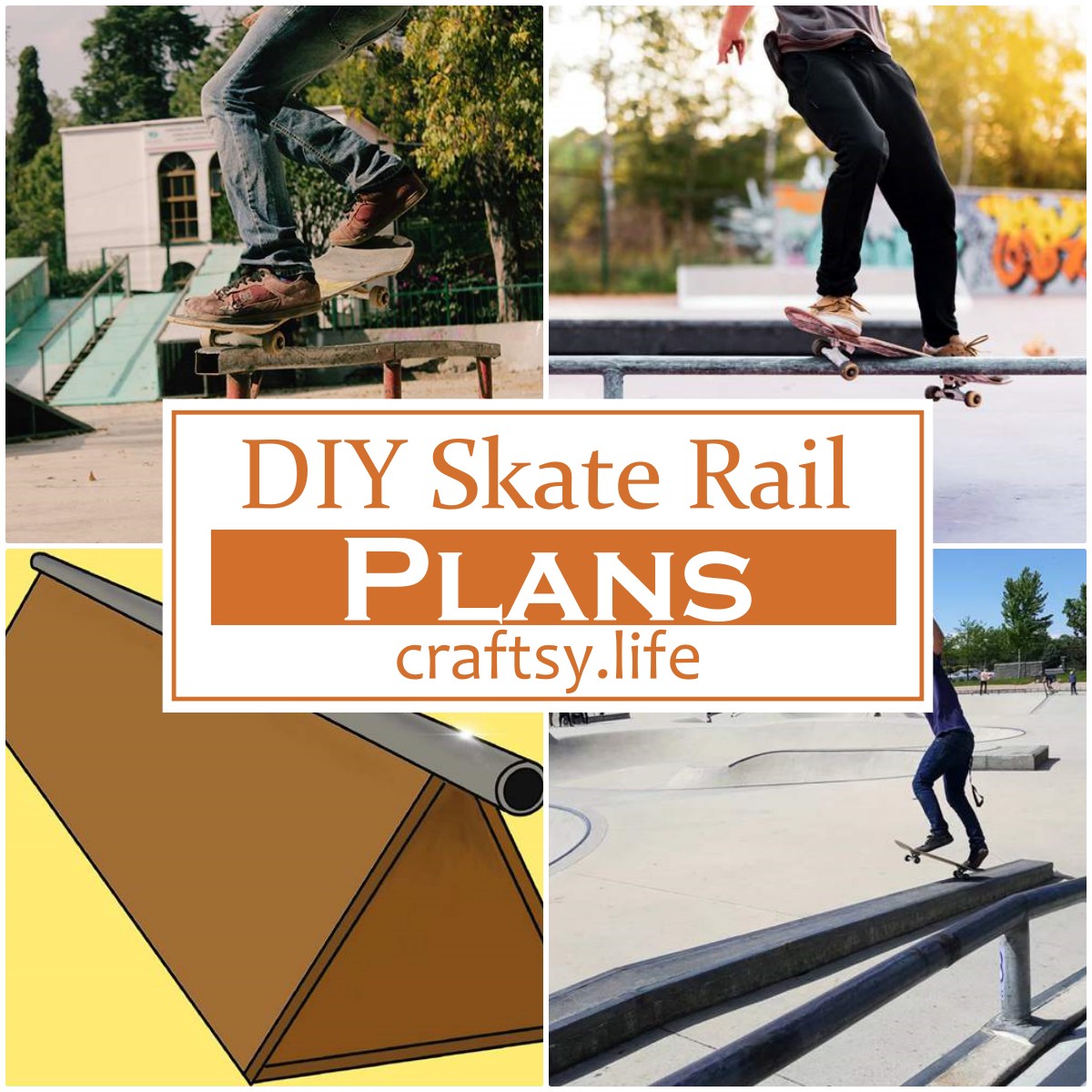DIY Skate Rail Plans 1