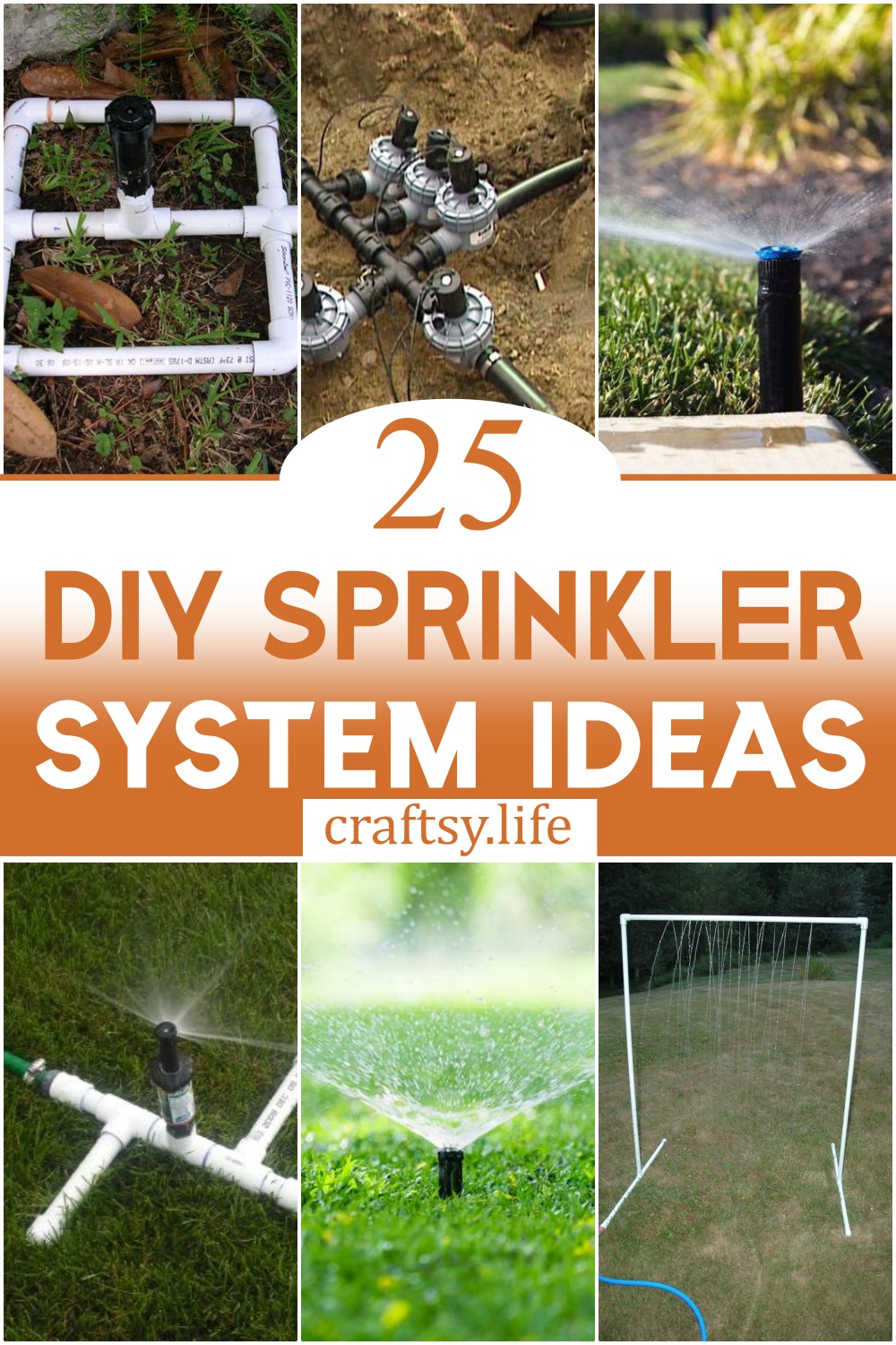 DIY Sprinkler System Ideas 1