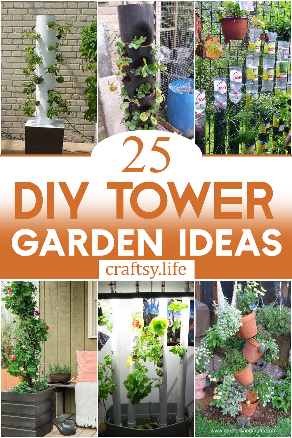 DIY Tower Garden Ideas 1