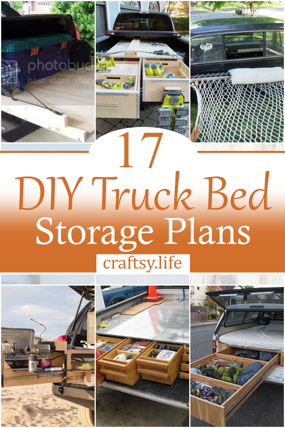 DIY Truck Bed Storage Plans