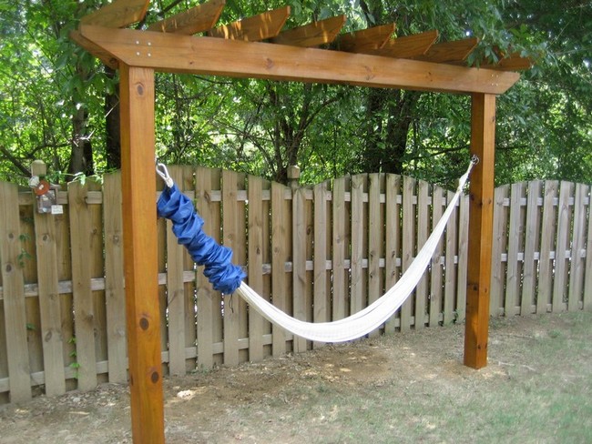 DIY hammock stand 2