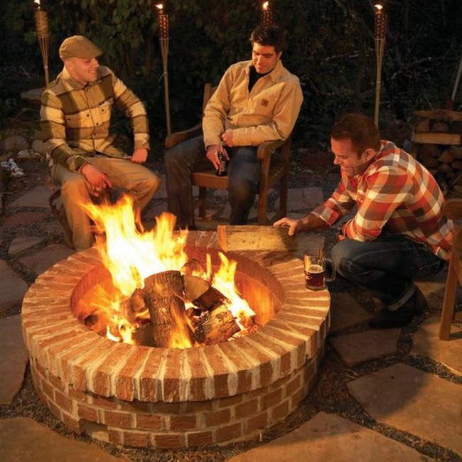 How To Build A Brick Fire Pit