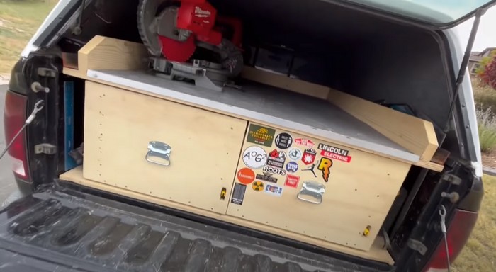 How To Build Truck Drawers With A Slide Out Bed