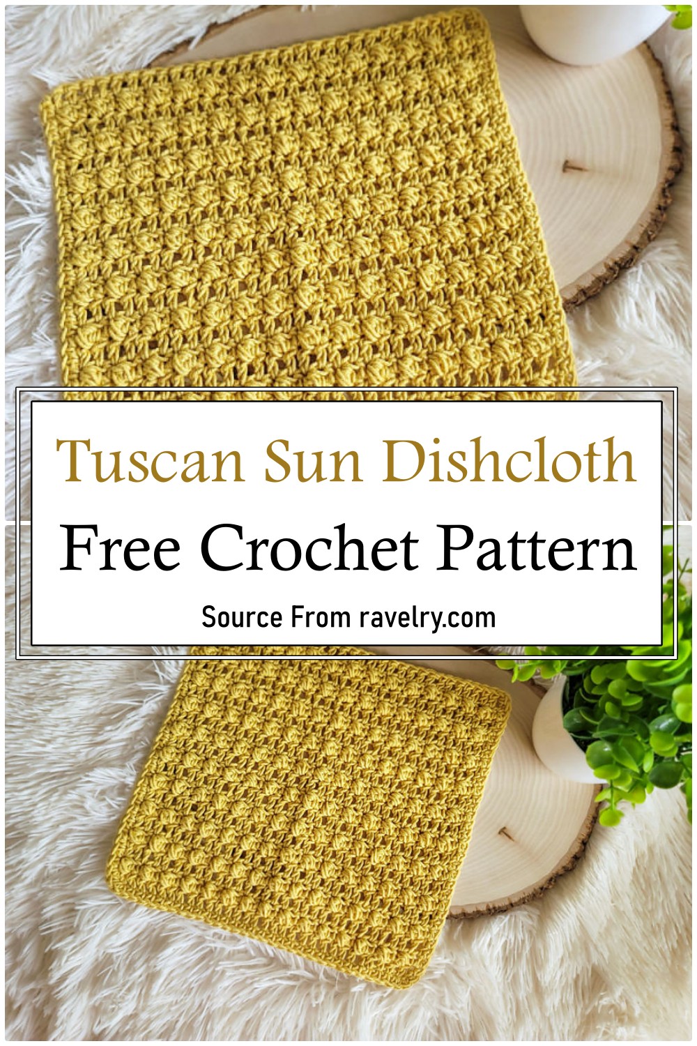 Tuscan Sun Dishcloth