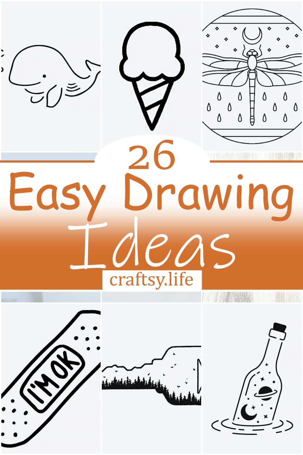 26 Easy Drawing Ideas