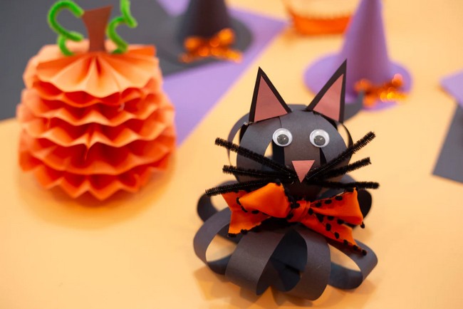 3 Halloween Construction Paper Crafts For Kids