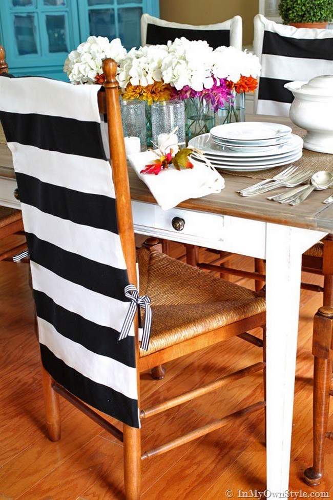 Black & White Fabric Styles And A Chair Cover