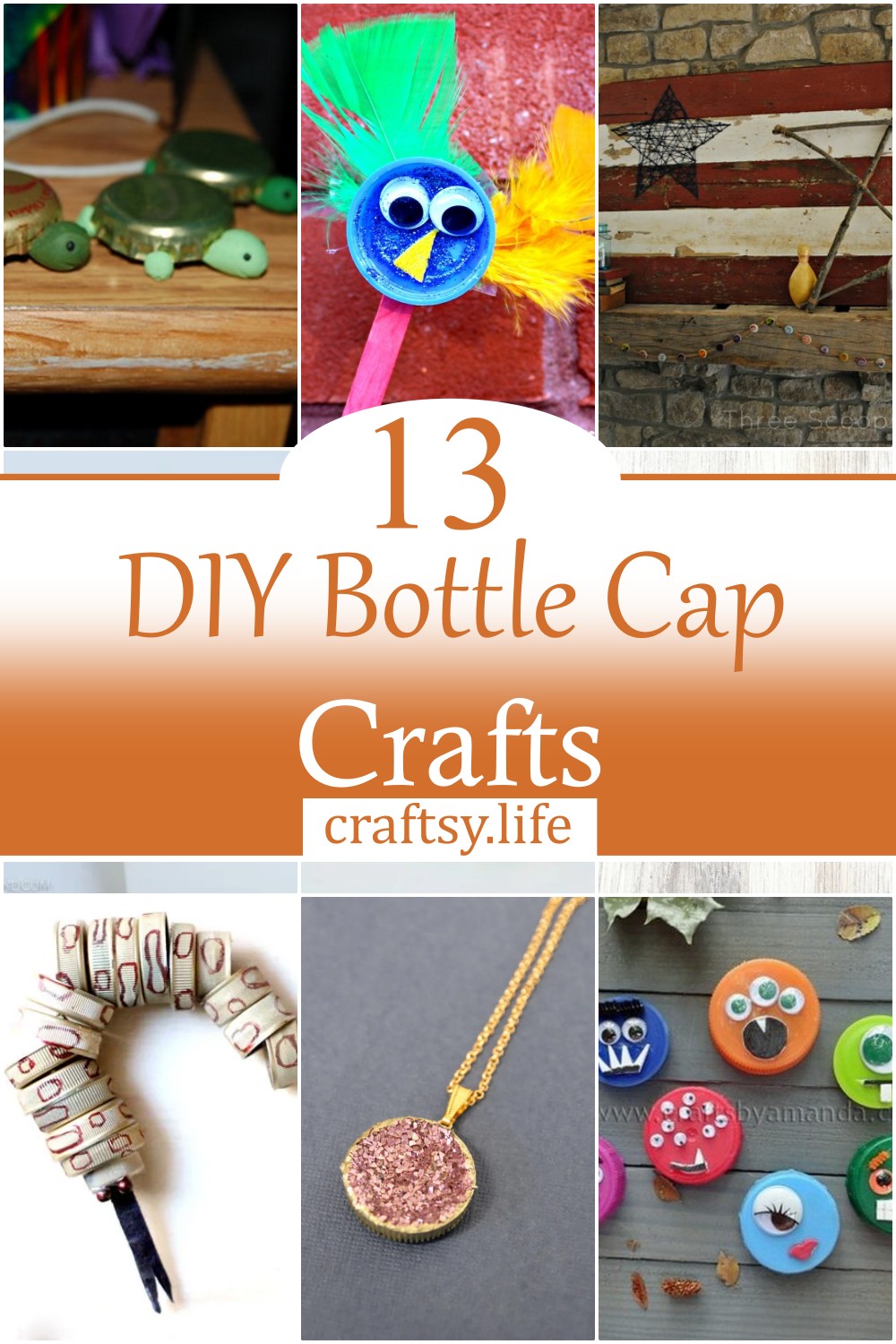 DIY Bottle Cap Crafts 2