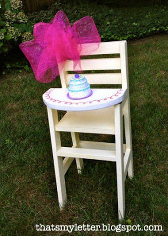 DIY Doll High Chair