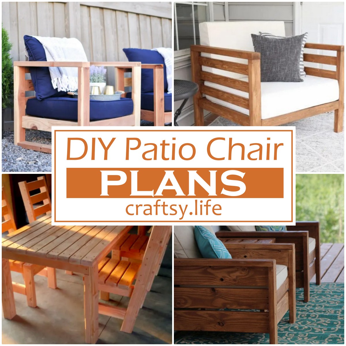 DIY Patio Chair Plans 2