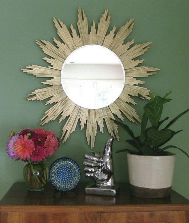 DIY Sunburst Mirror