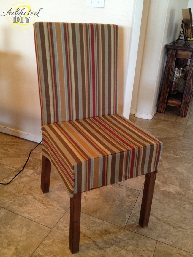 DIY Upholstered Dining Chairs