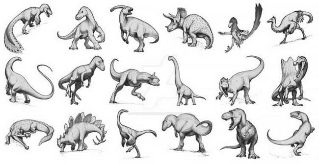 Dino Sketches