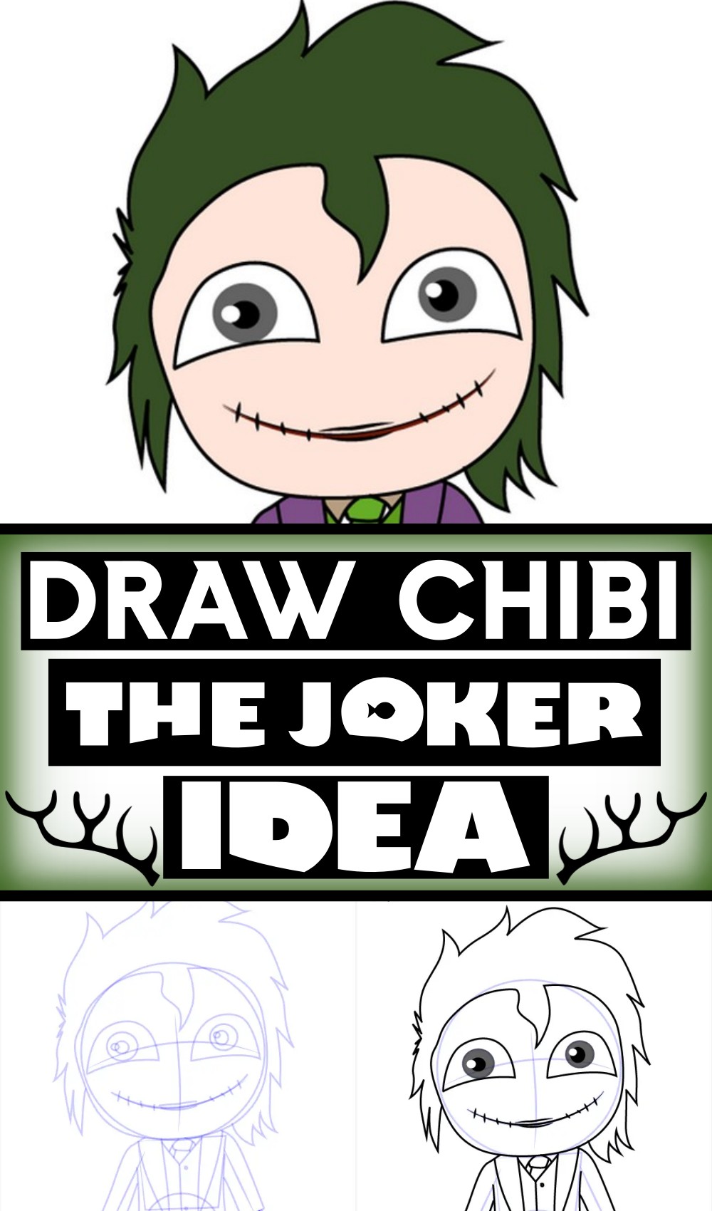 Draw Chibi The Joker