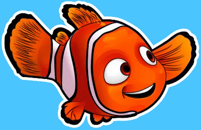 Draw Nemo From Disney’s Finding Nemo