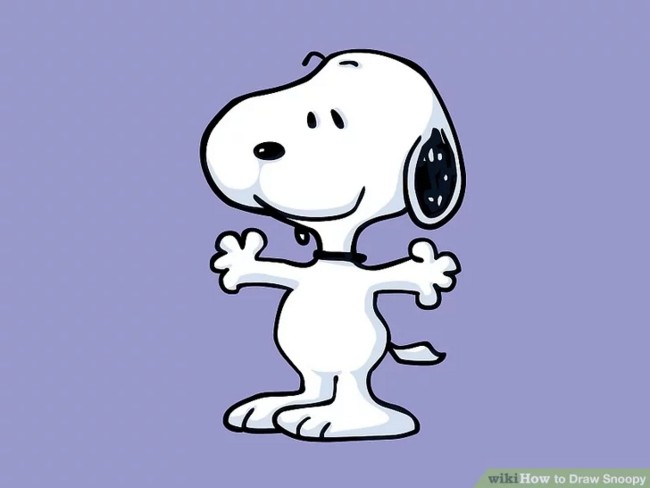 Draw Snoopy From Peanuts