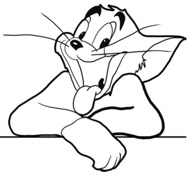 Draw Tom From Tom And Jerry
