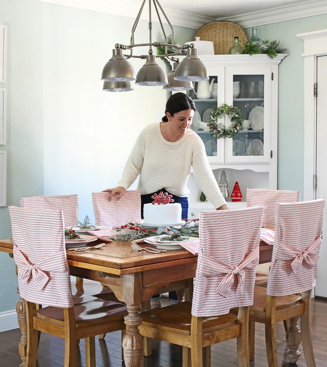 Easy DIY Chair Back Covers