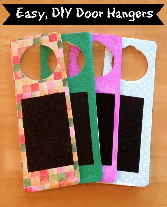 Easy, DIY Door Hangers