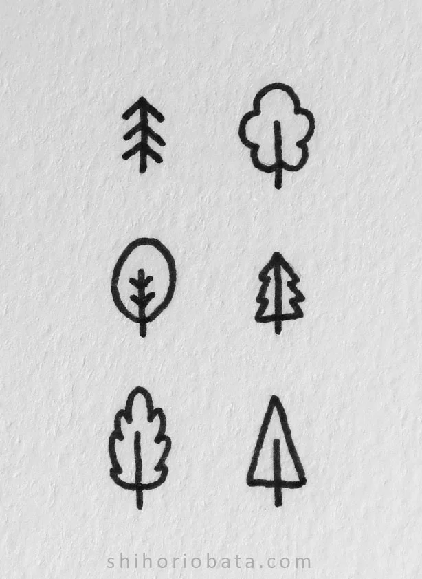 Easy Tree Doodles