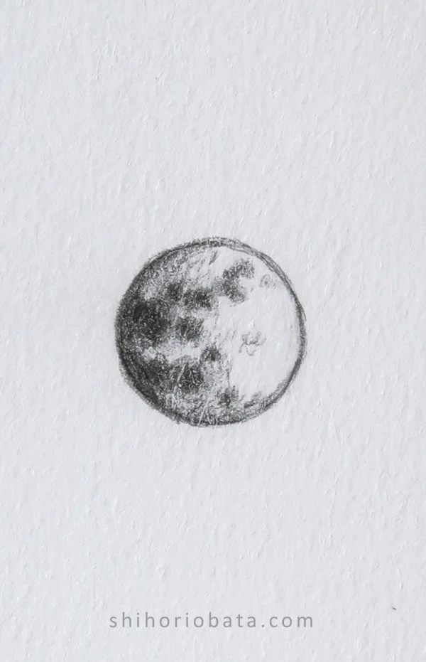 Full Moon Drawing