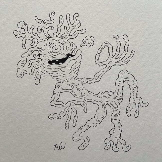 Fun Monster Drawing