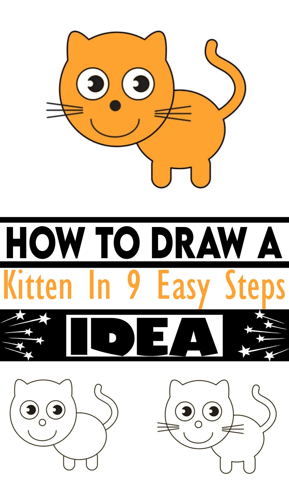 How To Draw A Kitten In 9 Easy Steps