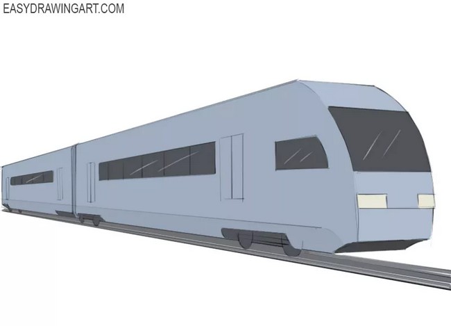 How To Draw A Train 1