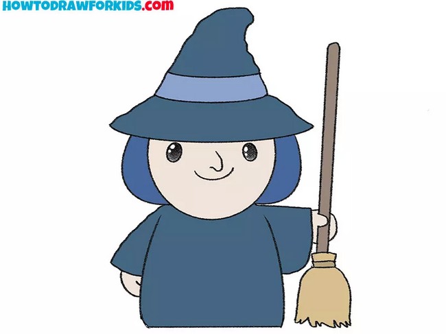 How To Draw A Witch 1