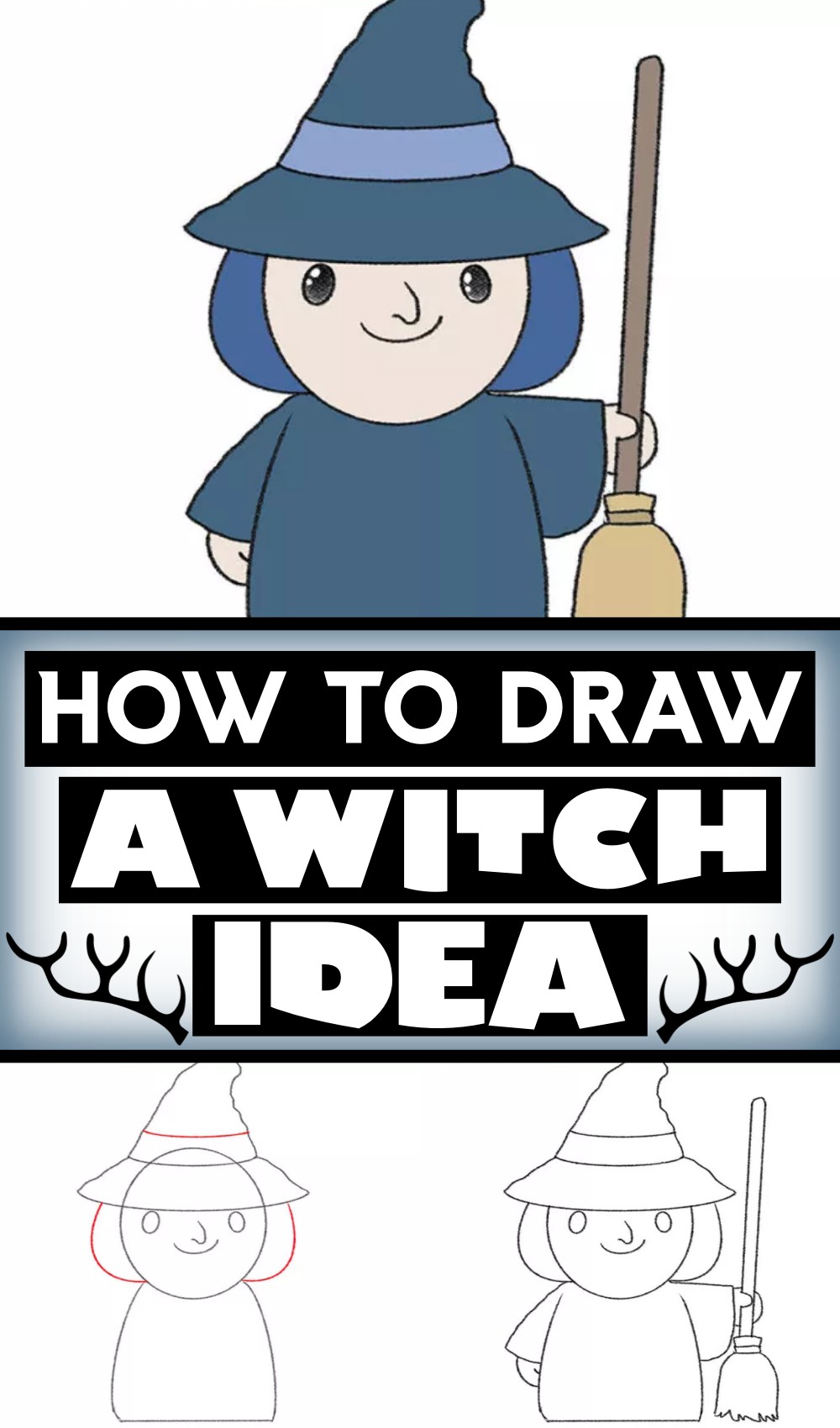 How To Draw A Witch
