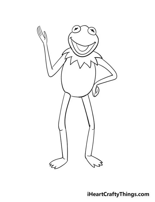 How To Draw Kermit The Frog