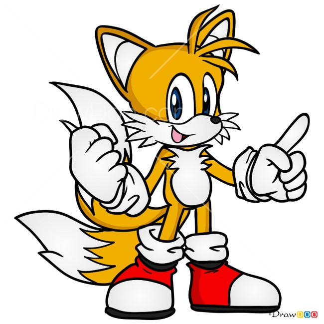 How To Draw Miles Tails Prower