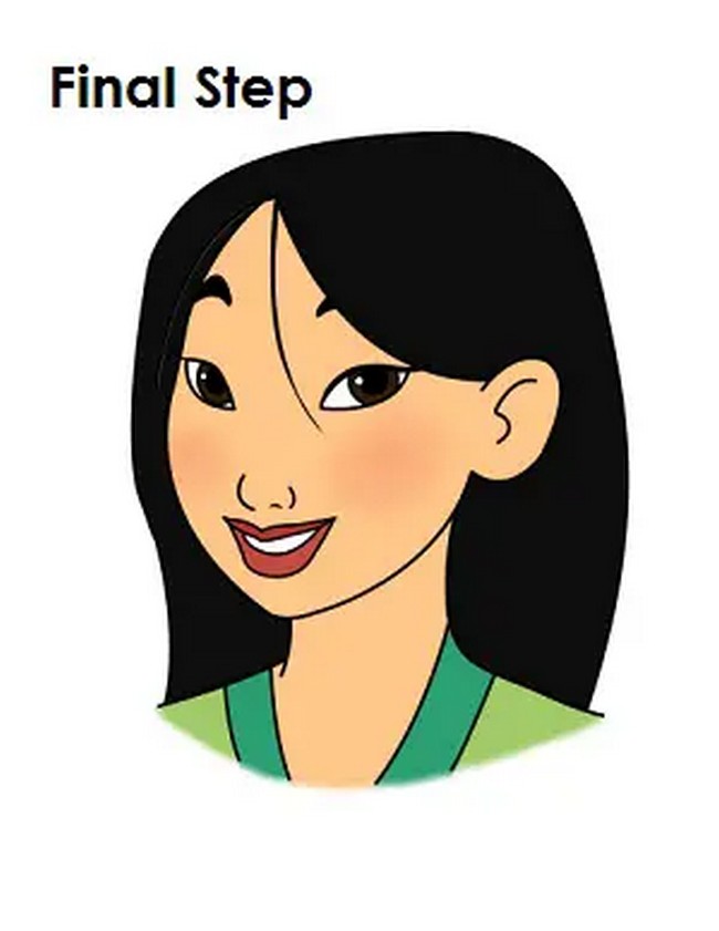 How To Draw Mulan