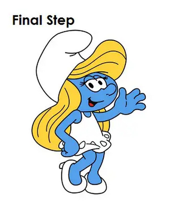 How To Draw Smurfette