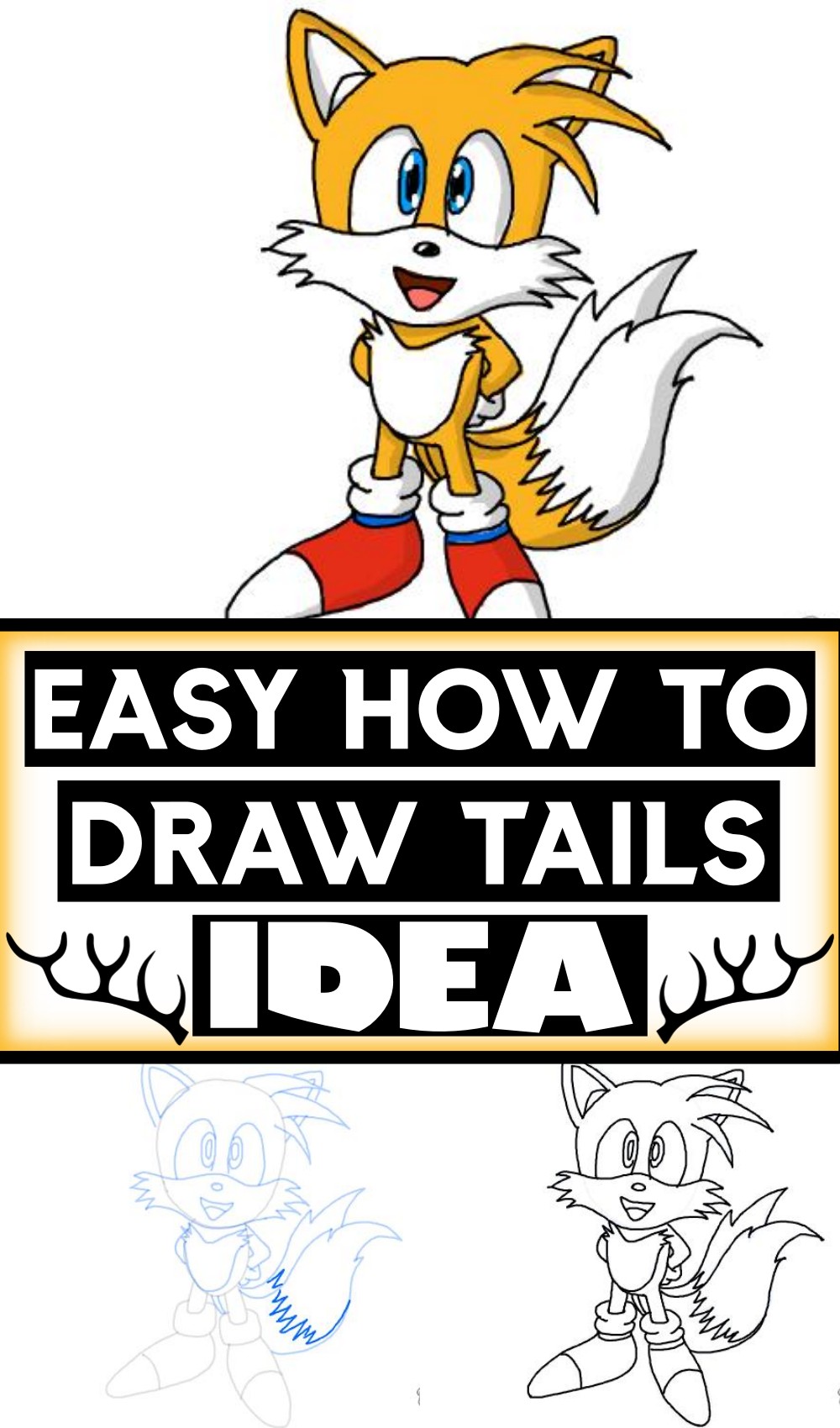 How To Draw Tails 1