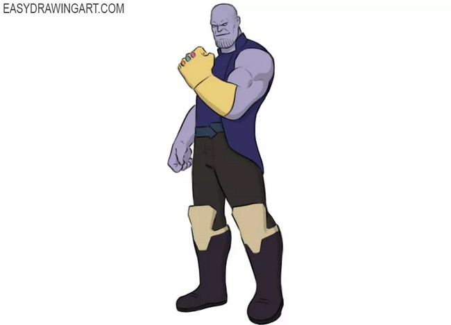 How To Draw Thanos 1