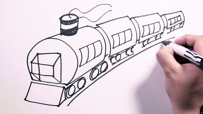How To Draw Train