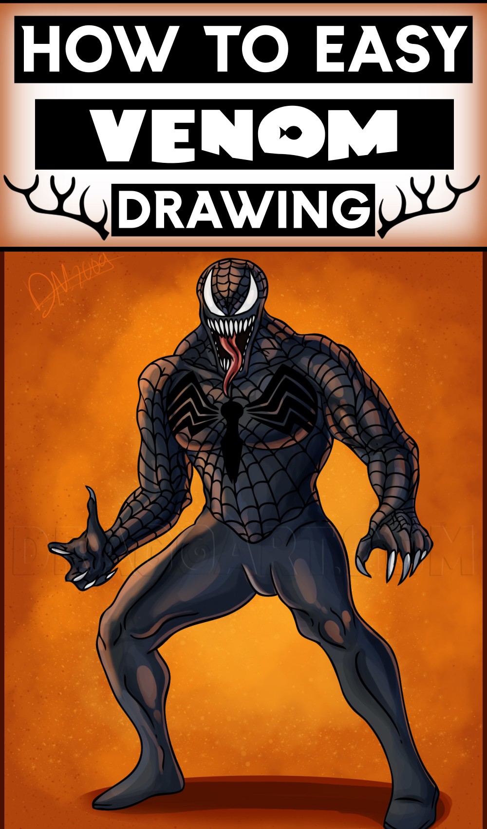 How To Draw Venom 1