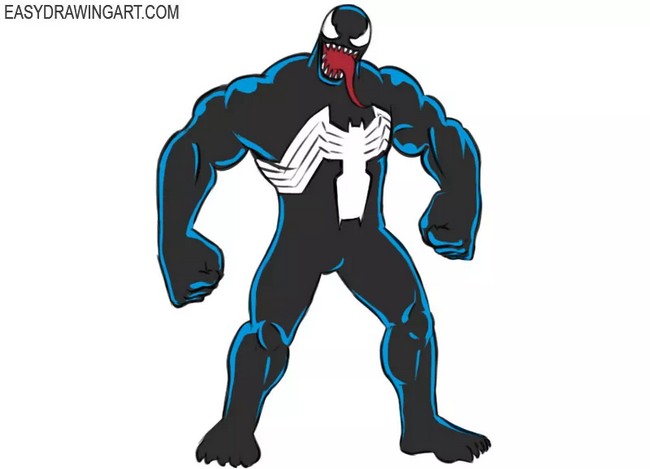 How To Draw Venom 3