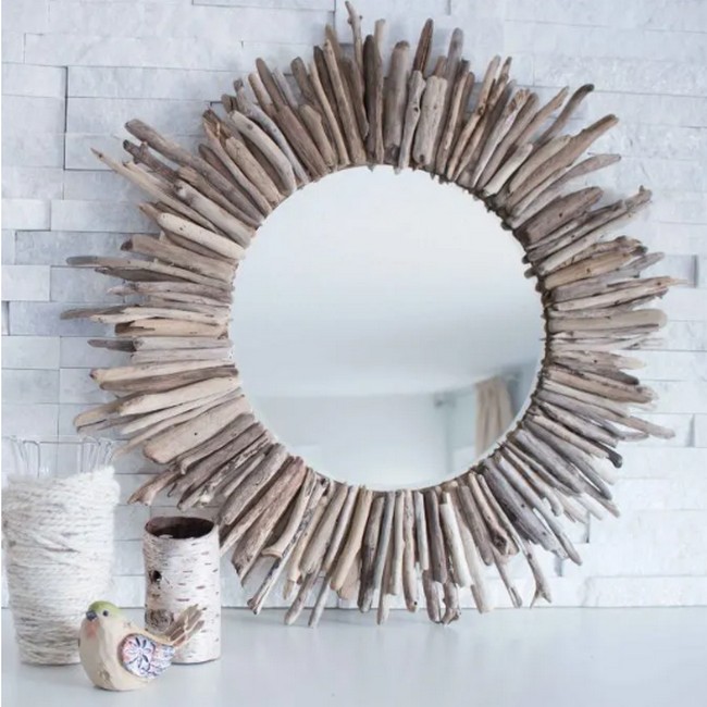 How To Make A DIY Driftwood Mirror 