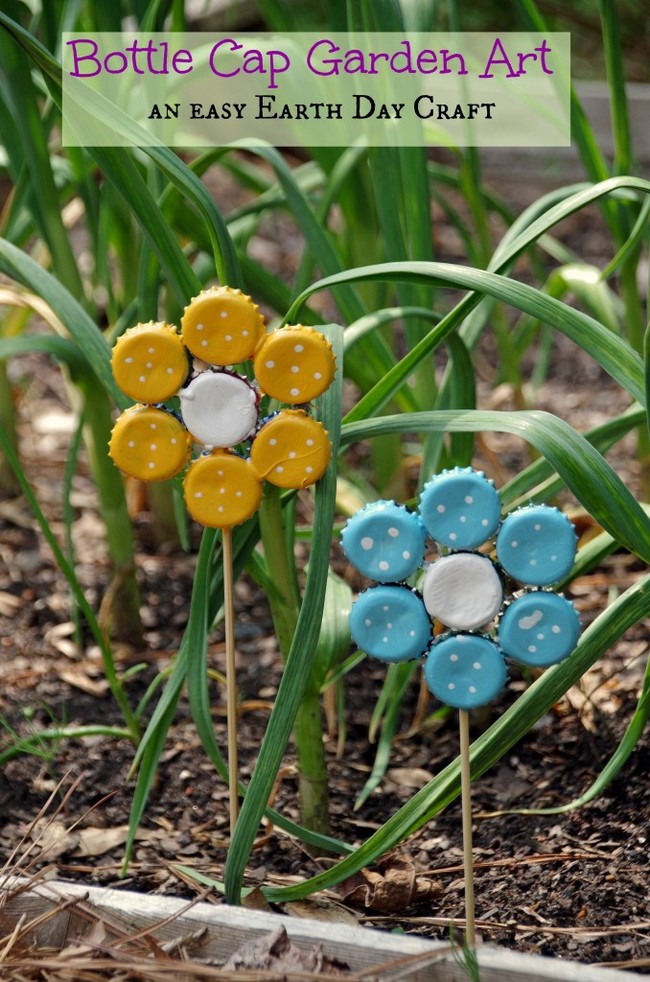 How To Make Bottle Cap Flowers