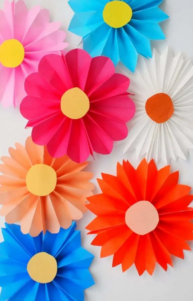 How To Make Paper Flowers The Easiest Way Ever