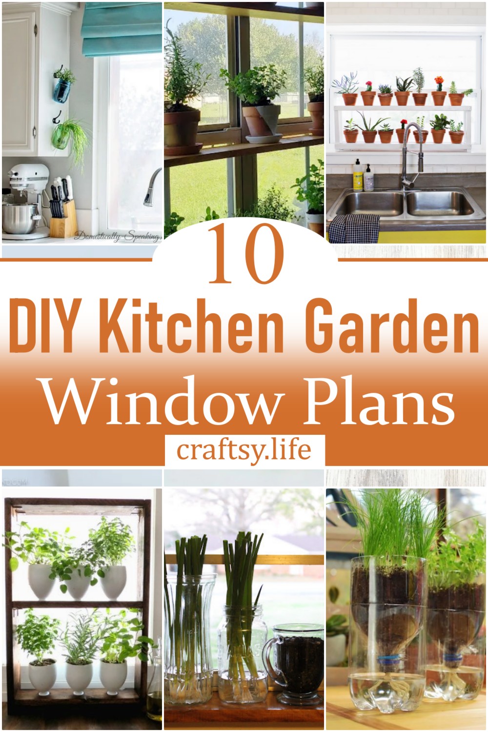 DIY Kitchen Garden Window Plans